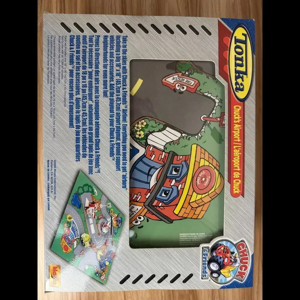 Tonka Chuck's Airport Playset with Vehicles